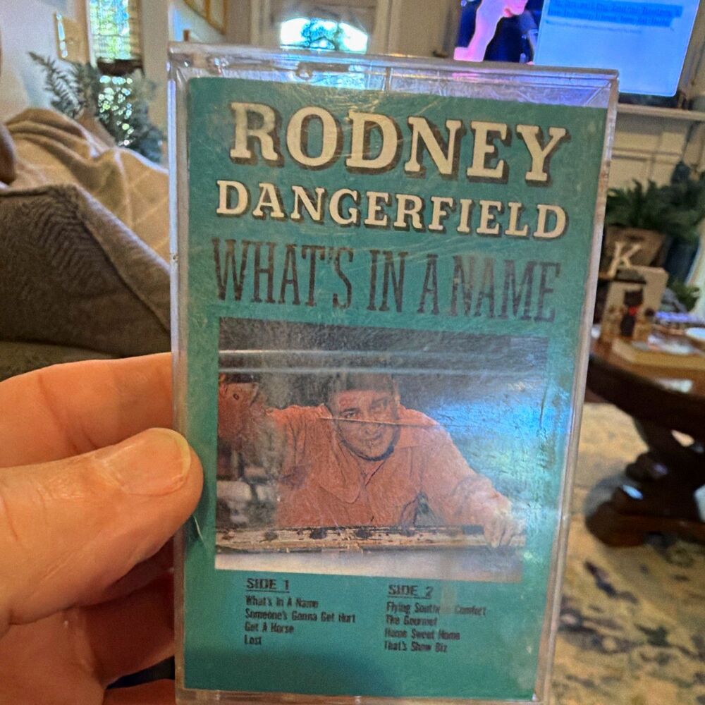 Rodney Dangerfield What's in a Name Cassette Album Comedy Spoken Word English